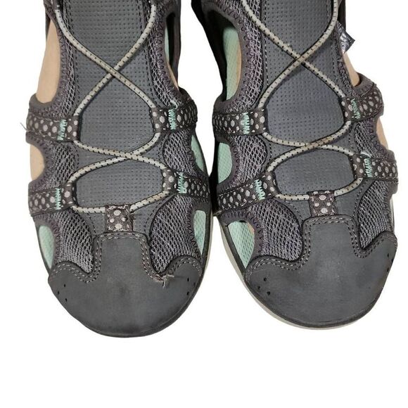 Dr Scholl's Women's Gray Close Toe Cruising Fisherman Sport Sandals Size 10 - Picture 2 of 10